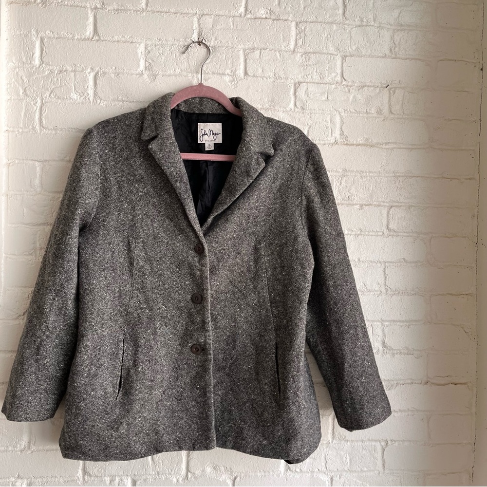 John Meyer 100 % Wool Blazer Jacket - image 1